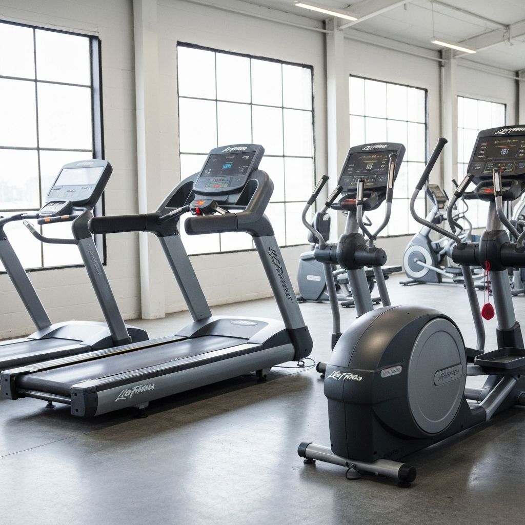 Professionally refurbished commercial gym equipment